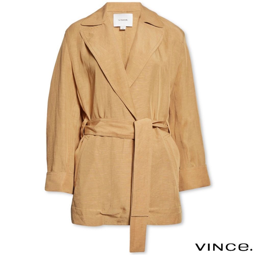 Vince **NWT** Belted Jacket in Safari